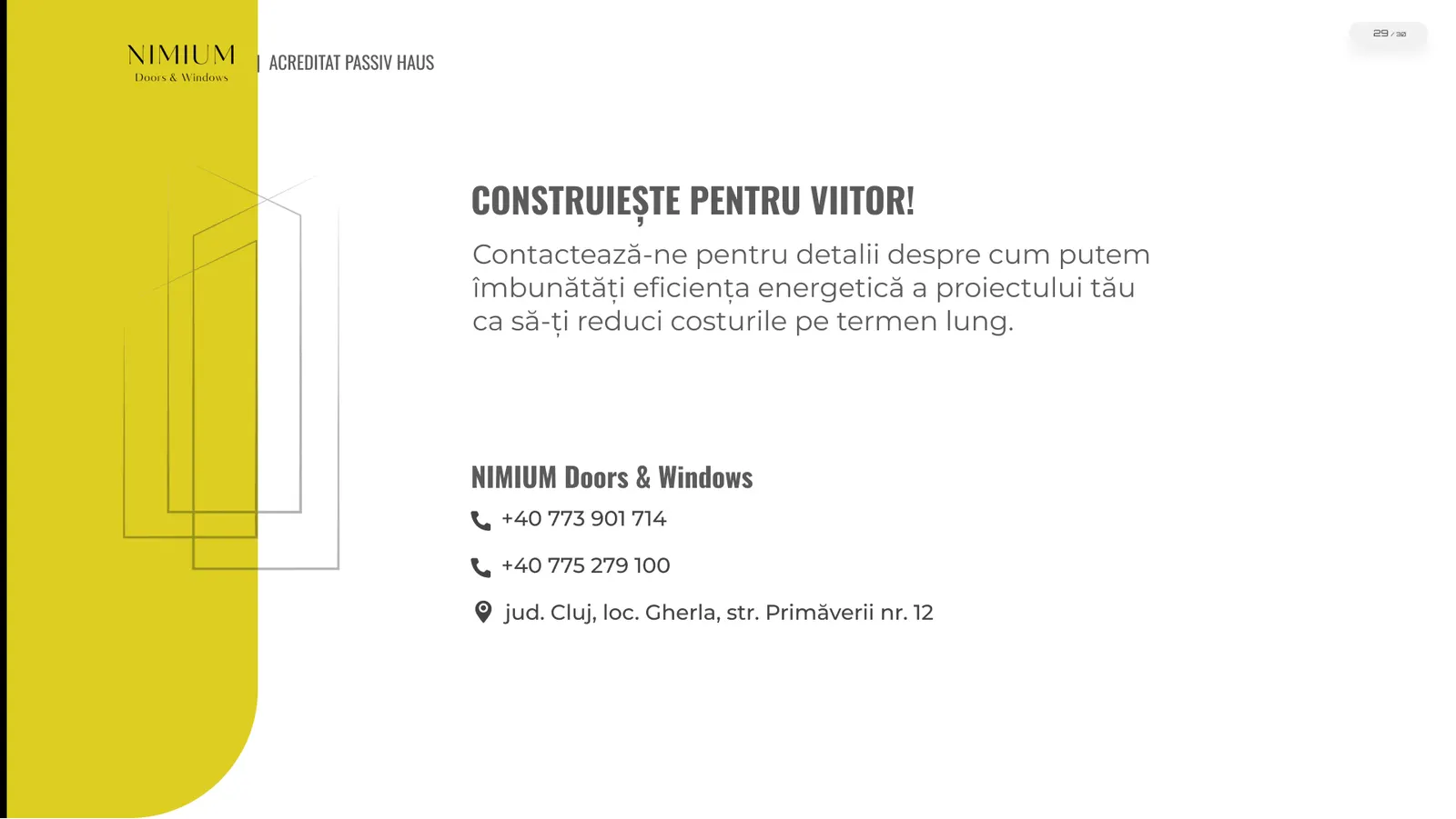 Nimium Doors & Windows, pagina 29 din 29